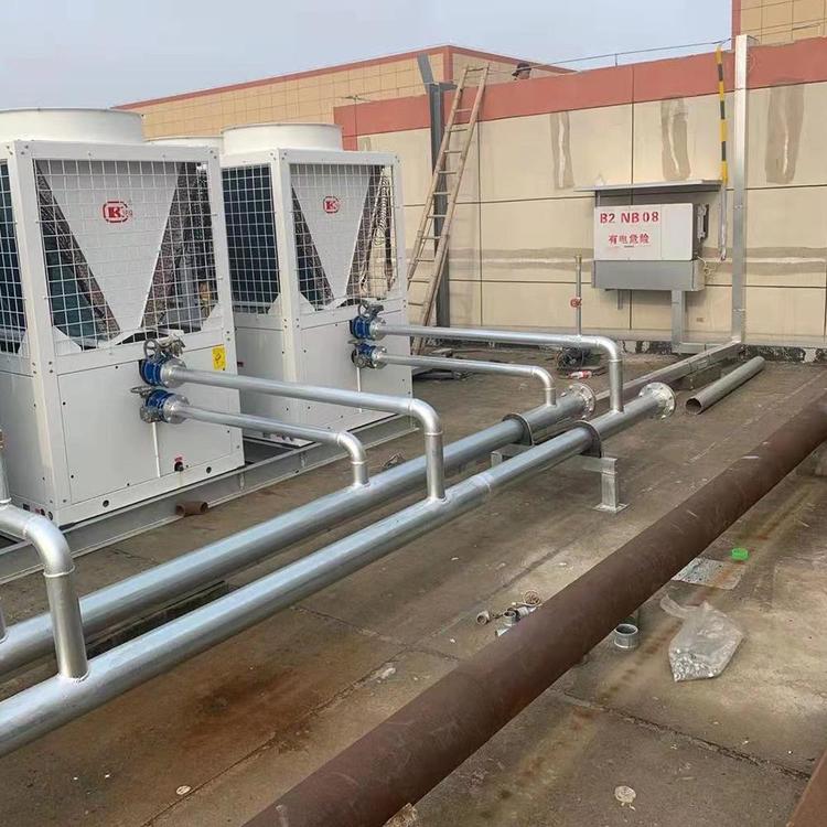 模塊式風冷熱泵安裝 模塊式風冷熱泵安裝